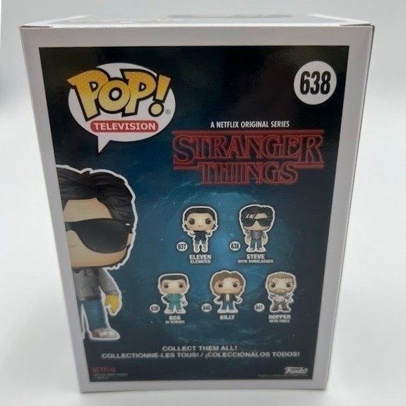 Funko Pop Stranger Things Steve With Sunglasses 638 Vinyl Figure - Picture 4 of 6
